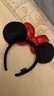 迪士尼（Disney）毛绒玩具正版发饰卡通女孩饰品米奇老鼠生日礼物 红亮片米妮发箍 实拍图