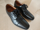 Clarks其乐泰顿系列男士德比鞋布洛克正装商务舒适皮鞋男 黑色 261103098 Tilden Cap 42 实拍图