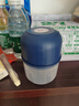 绞肉机小型打蒜器家用绞蒜切蒜器多功能辅食料理机电动蒜泥神器蒜蓉机自动切菜机压蒜器 宝蓝色- 0.26L （升级大电机） 实拍图