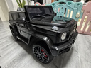 福儿宝奔驰授权大G儿童电动车玩具车可坐人四轮带遥控越野小孩宝宝送礼 四驱黑+减震器+后备箱+高低门+皮座+防爆软胎 实拍图