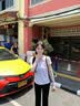 拉夏贝尔（La Chapelle）纯棉V领短袖t恤女款2026夏季小个子印花半袖体恤女正肩修身打底衫 实拍图