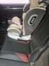 Heekin德国 儿童安全座椅汽车用0-4-12岁婴儿宝宝360度旋转ISOFIX硬接口 尊享灰(遮阳棚+上拉带+侧保护) 实拍图