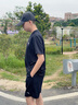 安踏（ANTA） 两件套 运动套装男夏季新款冰丝速干透气运动服父亲节爸爸套装 【店内爆款-清凉冰丝】黑T+梭织五分裤 L/175 实拍图