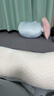 多米贝贝（Tomibaby）孕妇枕头护腰侧睡枕托腹睡觉侧卧枕睡垫抱枕u型腰枕豆豆蓝 实拍图