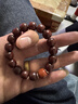 心佑天然南红单珠 老型桶珠散珠小金刚108颗配饰星月菩提百香籽腰顶珠 南红老型桶珠·13mm单珠·附证书 实拍图