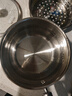 双枪（Suncha）奶锅316L不锈钢婴儿宝宝辅食小奶锅汤锅雪平蒸锅加厚带蒸笼 18cm 实拍图