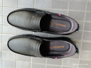 红蜻蜓男士休闲皮鞋舒适一脚蹬男士单鞋套脚鞋爸爸鞋懒人鞋WTA8640 黑色 41 实拍图