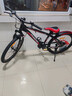 凤凰（Phoenix）儿童自行车山地车学生车脚踏车6-12-18岁童车 霸道 黑红色 24寸 实拍图