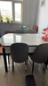 晨巢 岩板餐桌 实木餐桌椅组合现代简约可伸缩折叠吃饭桌子餐厅家具 黑白框架亮光雪山白-111皮椅 1.35米一桌六椅-12MM岩板厚度 实拍图