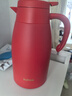 苏泊尔（SUPOR）家用真空保温瓶暖水壶瓶大容量热开水瓶壶304不锈钢2.0L胭脂红 实拍图