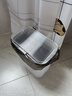 五月花厨房垃圾桶9L家用带盖大号免弯腰悬空壁挂式厨余厕所卫生间客厅 实拍图