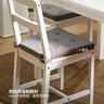 宜家（IKEA）JUSTINA贾斯迪纳椅垫简约舒适家用椅子坐垫办公室久坐 灰色椅垫 实拍图