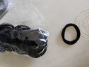 优家（UPLUS）【高弹力】头绳发圈发绳黑色20根无接缝橡皮筋扎头发皮筋皮套 实拍图
