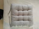 富居 坐垫 护腰椅子凳子软垫屁垫餐椅垫子办公室座椅垫40cm典雅灰 实拍图
