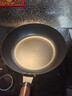 京严铁锅炒锅无涂层不粘炒菜锅电磁炉燃气专用锅具精铁平底锅已开锅 【0涂层｜持久不粘】锤纹锻打+盖+铲 28cm 厚底薄壁｜久用不凸｜导热迅速 实拍图