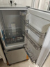 荣事达（Royalstar）【政府补贴15%】215升三门冰箱家用小型大容量三开门 节能低噪租房中门软冷冻超薄低音保鲜电冰箱 187L【一级能效】两天一度电 银色 实拍图
