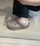 CROCS卡骆驰贝雅洞洞鞋轻便百搭男鞋一脚蹬洞洞鞋女拖鞋休闲鞋|10126 卵石色-2V3(含智必星) 40 (250mm) 实拍图