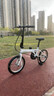 大行（DAHON）KT610折叠自行车16英寸城市通勤迷你成人男女学生小轮单车 白色 实拍图