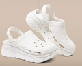 斯凯奇（Skechers）洞洞鞋女士夏季凉拖鞋泡泡鞋厚底增高外穿沙滩鞋踩屎感 实拍图