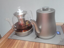 开品全自动双壶上水电热水壶茶台烧水壶恒温24小时烧水煮茶一体机嵌入式茶桌一体机茶具电茶炉 1L 双壶上水 20X37CM 煮茶烧水 桶水款 实拍图