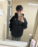 骆驼（CAMEL）羽绒马甲冬季轻薄羽绒服短款外套男M13CAEC013D 幻影黑   XL    实拍图