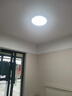 惠普精工led卧室吸顶灯三防灯超薄简约儿童书房餐厅阳台过道灯具37CM白光 实拍图