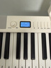 特伦斯折叠钢琴88键便携式电钢琴成人儿童电子琴重力度键盘V30pro钢琴 时尚白+专用琴包+Z琴架 实拍图