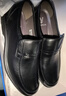 意尔康男鞋秋季羊皮舒适一脚蹬皮鞋男软面套脚商务休闲鞋 59171W黑色 42 实拍图