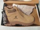 古伊萨（GUYISA）电焊工劳保鞋男透气钢包头防砸防刺穿轻便耐磨工地安全鞋3025G 42 实拍图