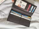 稻草人男士钱包头层牛皮真皮钱包大容量两折长款钱包时尚票夹生日礼物 实拍图