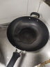 爱仕达（ASD）炒锅铸铁锅不锈无涂层平底家用铁锅炒菜锅32cm燃气电磁炉通用QB 实拍图