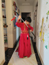 小淘孩儿童汉服男童唐装2025新款中国风古装红色武侠风明制飞鱼服演出服 凌风红色套装+吊坠 150 晒单实拍图