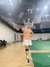 川崎（KAWASAKI）羽毛球服运动短裙女款防走光半身裙A2754 白色 L 实拍图