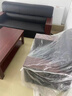 海艾珈办公室沙发简约商务西皮沙发现代中式办公沙发会议沙发 三人位 实拍图