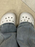 卡骆驰（CROCS）贝雅云彩女士洞洞鞋户外休闲鞋|208186 白色-100 40 (260mm) 尺码偏小，建议选大一码 实拍图