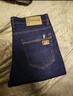 真维斯（Jeanswest）牛仔裤男冬季加绒裤保暖弹力直筒加厚休闲男长裤子男黑色加绒33 实拍图