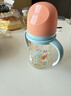 贝亲（Pigeon）自然成长翻盖直饮吸管 大童奶瓶330ml 马戏团 18月+ AA279 实拍图