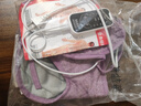 万乐途肩颈椎热敷包海盐热敷包电加热披肩艾灸艾草盐袋理疗袋紫色送长辈 实拍图