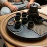 陶福气紫砂自动茶具套装家用礼品功夫懒人泡茶器石磨茶壶茶杯一整套定制 禅道紫砂自动茶具大全套 1件 实拍图