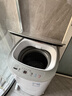 智洁小天使婴儿迷你洗衣机4.5kG高温煮洗全自动洗衣机宝宝小型儿童带智能烘干杀菌除螨洗烘一体机家用免污洗 4.5KG炫白+全国联保+蓝光洗涤+洗脱一体 波轮 实拍图