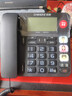 中诺来电报号电话机座机固定电话有线绳板机老年人一键SOS大屏大声大按键W568黑色办公固话 实拍图