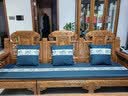 骆易家（LORiCA）中式抱枕客厅沙发不含芯靠枕套床头靠垫轻奢高级感大靠背垫可拆洗 国色芳华-麻色 含枕芯 50*50cm(枕套+枕芯) 实拍图
