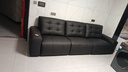 左右劳伦斯6067头层皮沙发黑色3.19m意式极简直排沙发【基础款】 实拍图