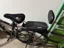 永久（FOREVER） 自行车后座垫儿童座椅山地车电动单车后置车座椅软坐垫 靠背坐垫【黑色】 实拍图