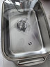庄子然烤鱼盘304不锈钢烤鱼炉电磁炉燃气长方形盘家用商用烤鱼专用锅 加厚深盘41*25*8cm 玻璃盖-可装3斤左右 41cm 实拍图