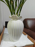 陶瓷花瓶摆件客厅插花水培鲜花绿植盆栽家居装饰品干花花插小花器 HD-05奶油白清晏瓶 实拍图
