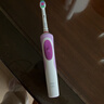 欧乐B电动牙刷成人送男士女士情侣实用生日礼物小圆头充电式旋转式入门牙刷D12 实用礼赠 D12紫色（到手刷头*1） 实拍图