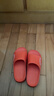 回力厚底防滑男女士凉拖室内外穿软底洗澡浴室拖鞋HL0212橙色38-39 实拍图