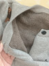 ICH MODE美式针织衫开衫女春季毛衣轻奢外套上衣打底衣短款慵懒风花灰色S 实拍图