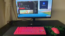 奥伦福特  电脑桌台式家用电竞游戏桌办公书桌简约书房写字桌子 碳纤维纹路单桌-100*60 升级款电竞桌 实拍图